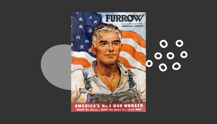 Revista The Furrow, uma das primeiras peças de marketing de conteúdo.