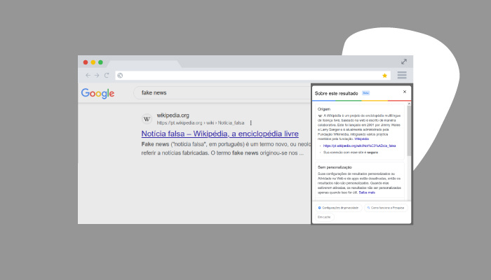 Print Screen de recurso: Sobre este resultado 2.
