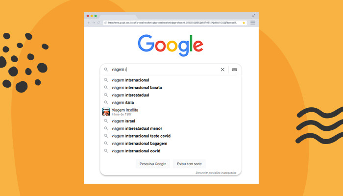 Print: Autocomplete do Google 2